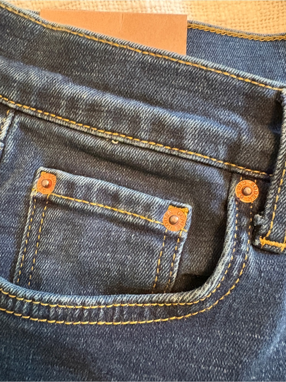 NWT Boden Women's Mid-Rise Cigarette Leg Jeans - Dark Blue size 30 - Picture 3 of 5
